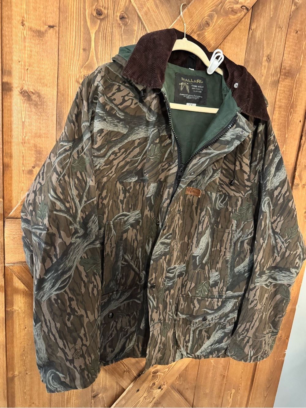 MALLARD GAME WARDEN Men's Camo Outdoor Jacket - Brown/Green